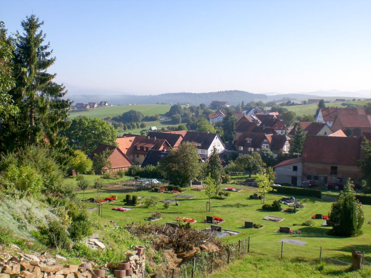 Aanzicht op Landau