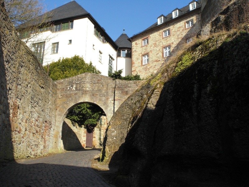 Toegangspoort in stadsmuur Landau