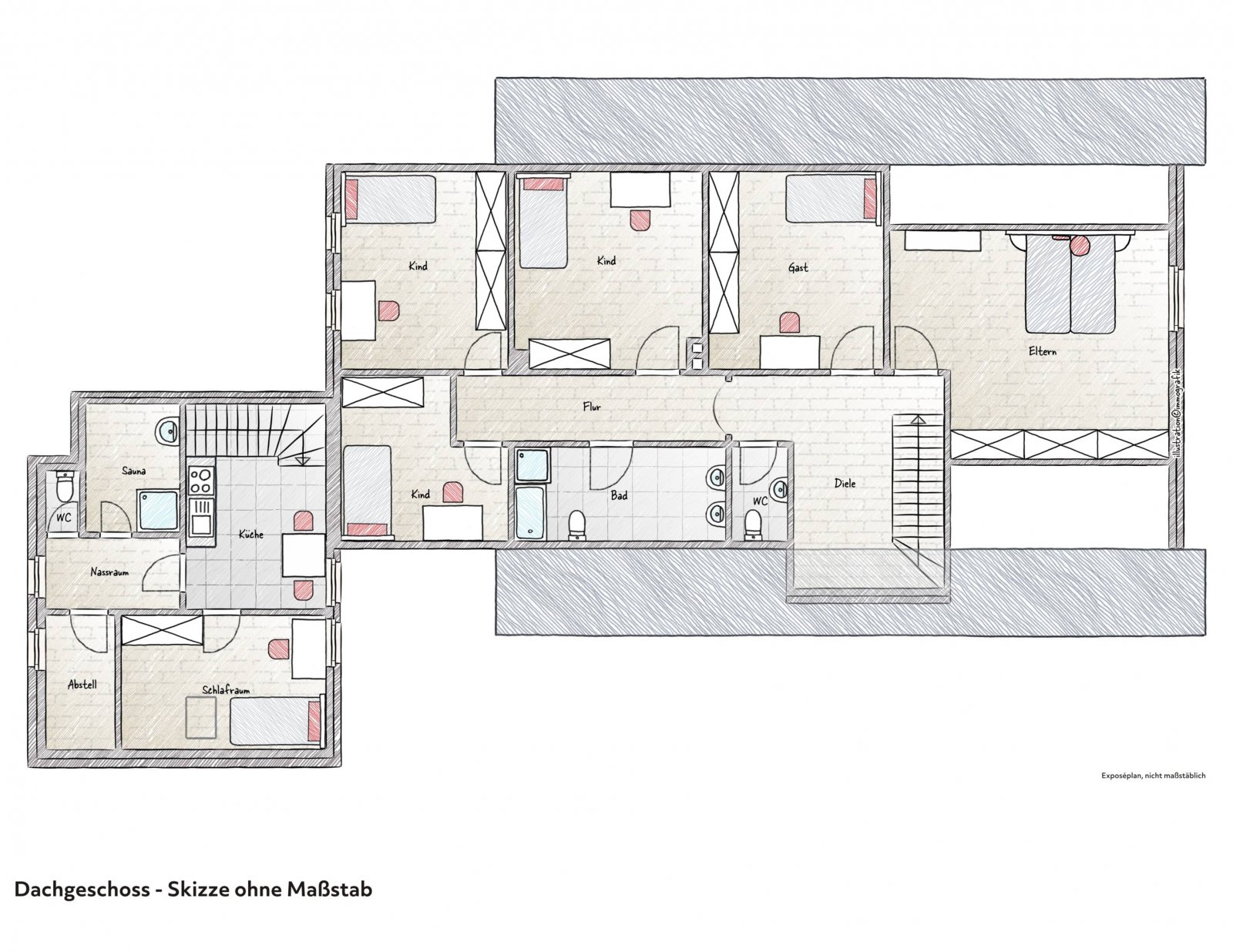 Grundriss Dachgeschoss