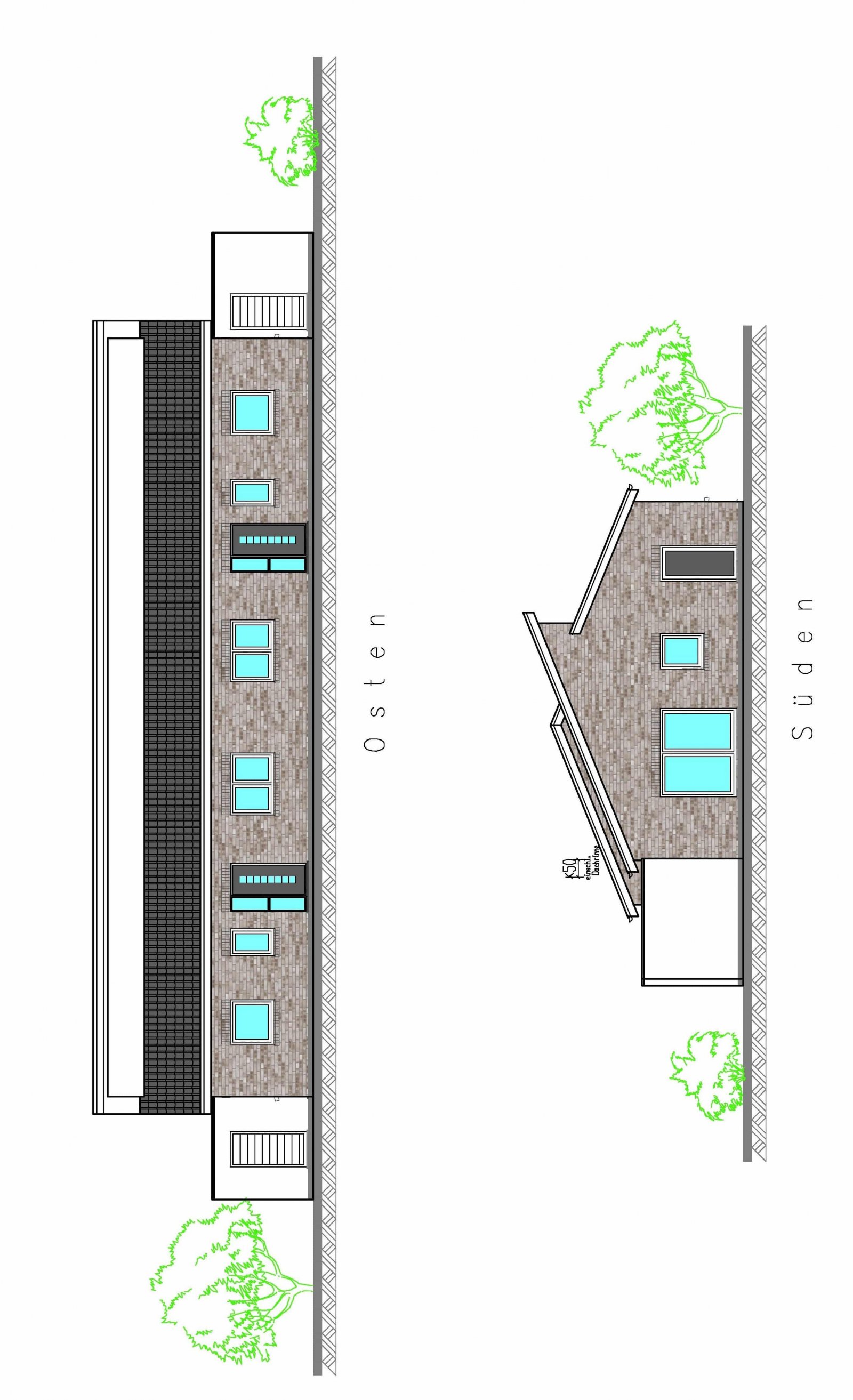 Ansichten Wohnung 1 und 2