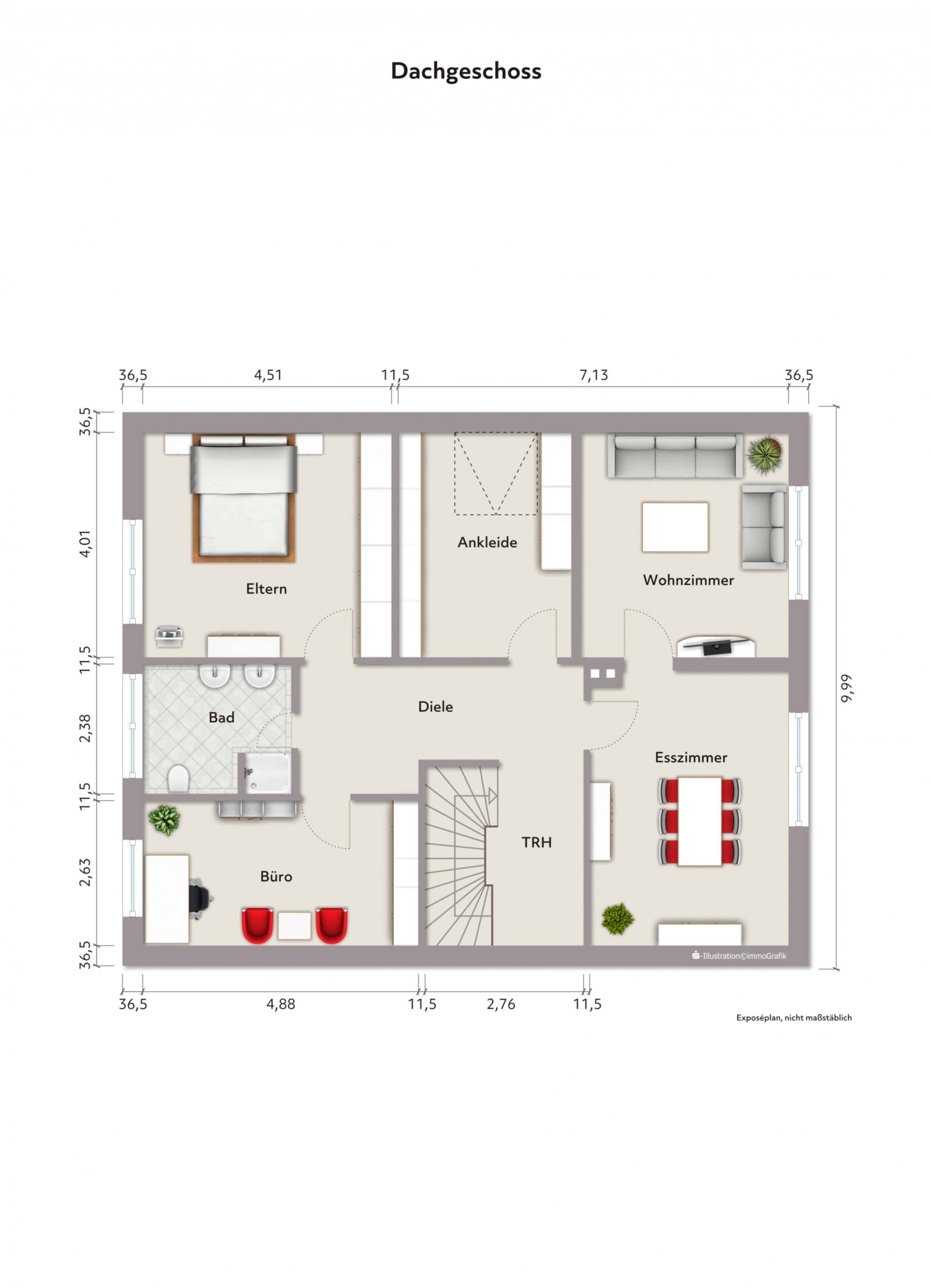 Grundriss Dachgeschoss