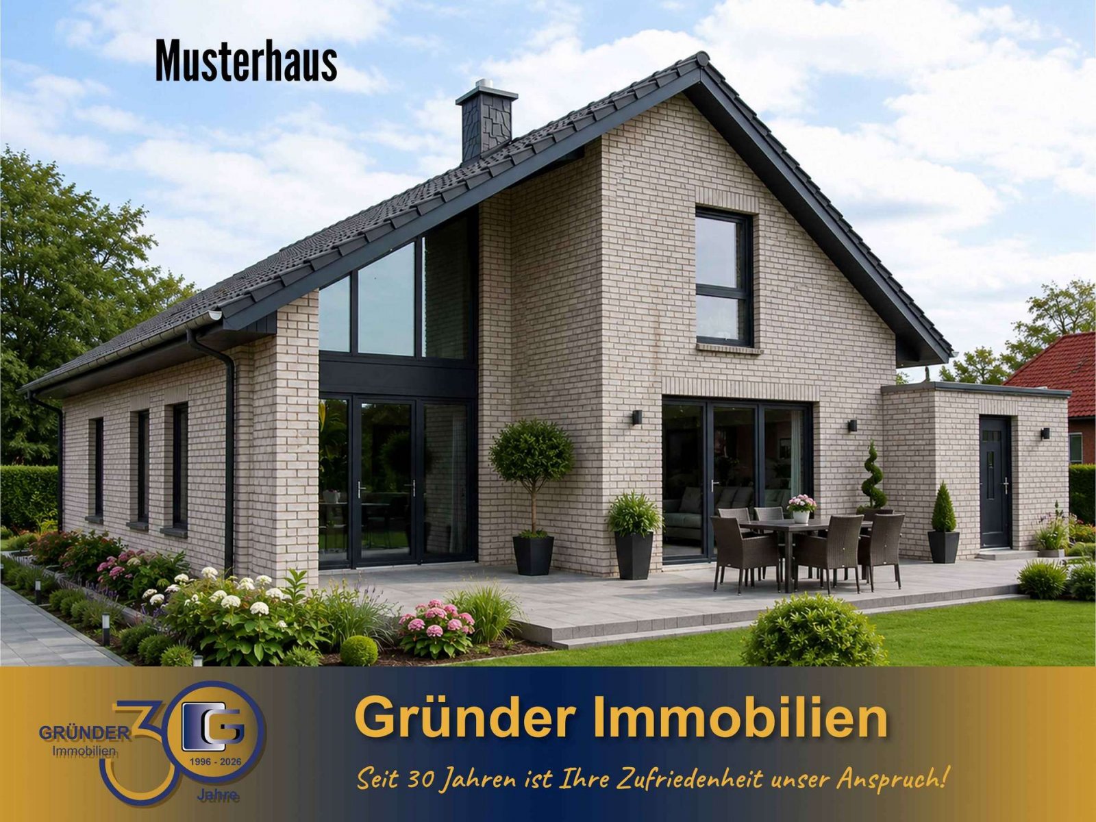 Provisionsfrei für Käufer! Licht, Raum, Design: Ihr klimafreundlicher Satteldachbungalow! Provisionsfrei für Käufer! Licht, Raum, Design: Ihr klimafreundlicher Satteldachbungalow!